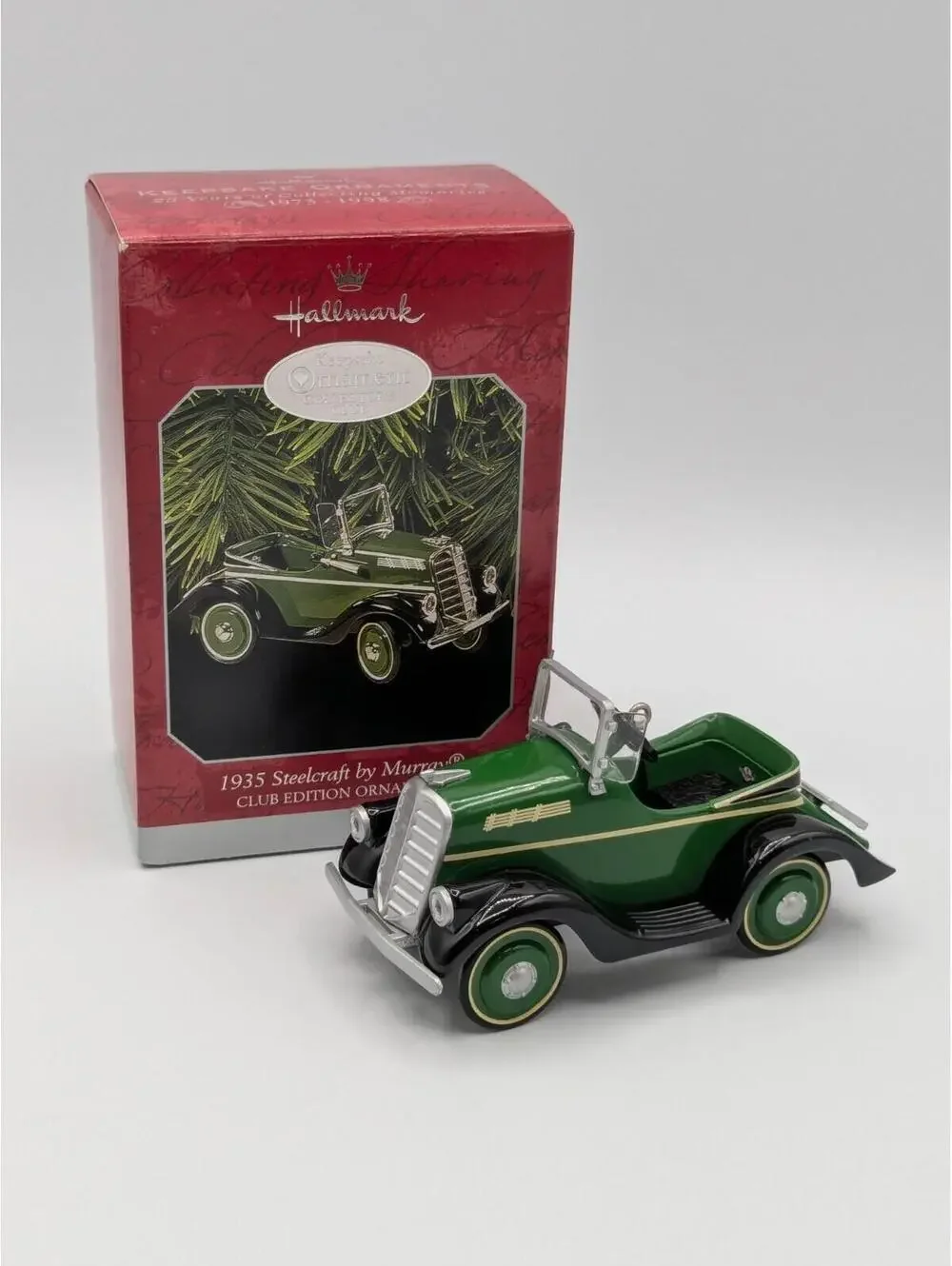 Hallmark Keepsake 1935 Steelcraft by Murray 1998 NEW Die-Cast Metal Ornament